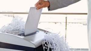 penghancuran kertas limbah kantor