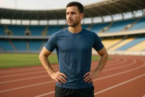 Pakaian berbahan yang nyaman untuk olahraga dryfit dan polyester