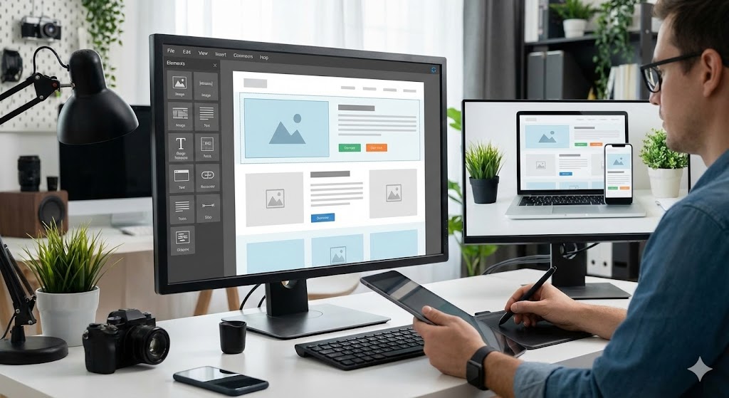 cara kerja pembuatan website profesional