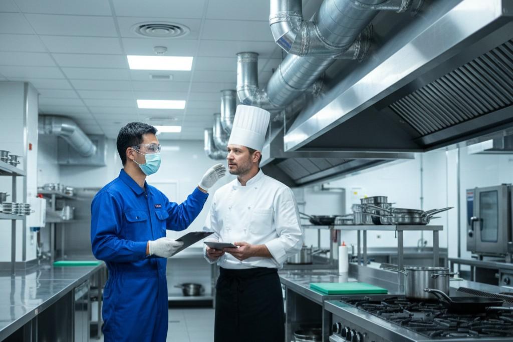 desain exhaust gedung