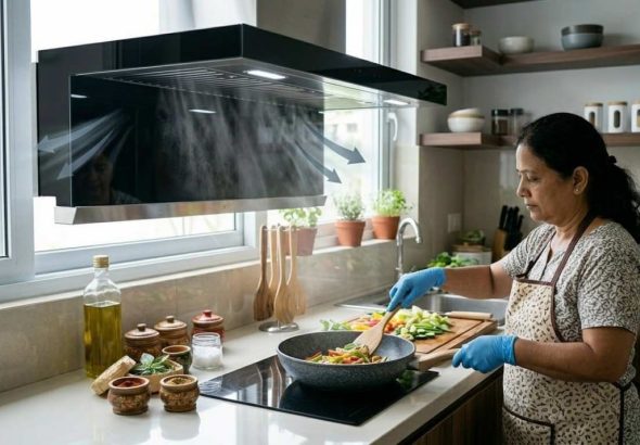exhaust hood.