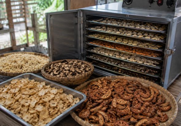 cara mengeringkan makanan awet