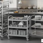 Trolley Bertingkat di Dapur Komersial
