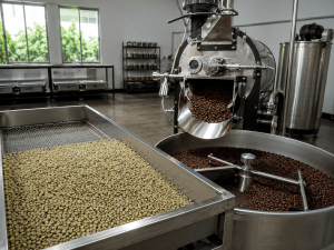suhu sangrai kopi stabil